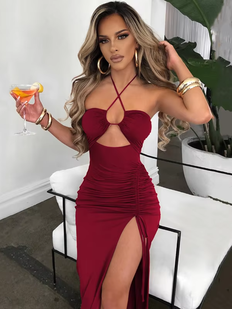 Eros Eclipse Ruched Gown