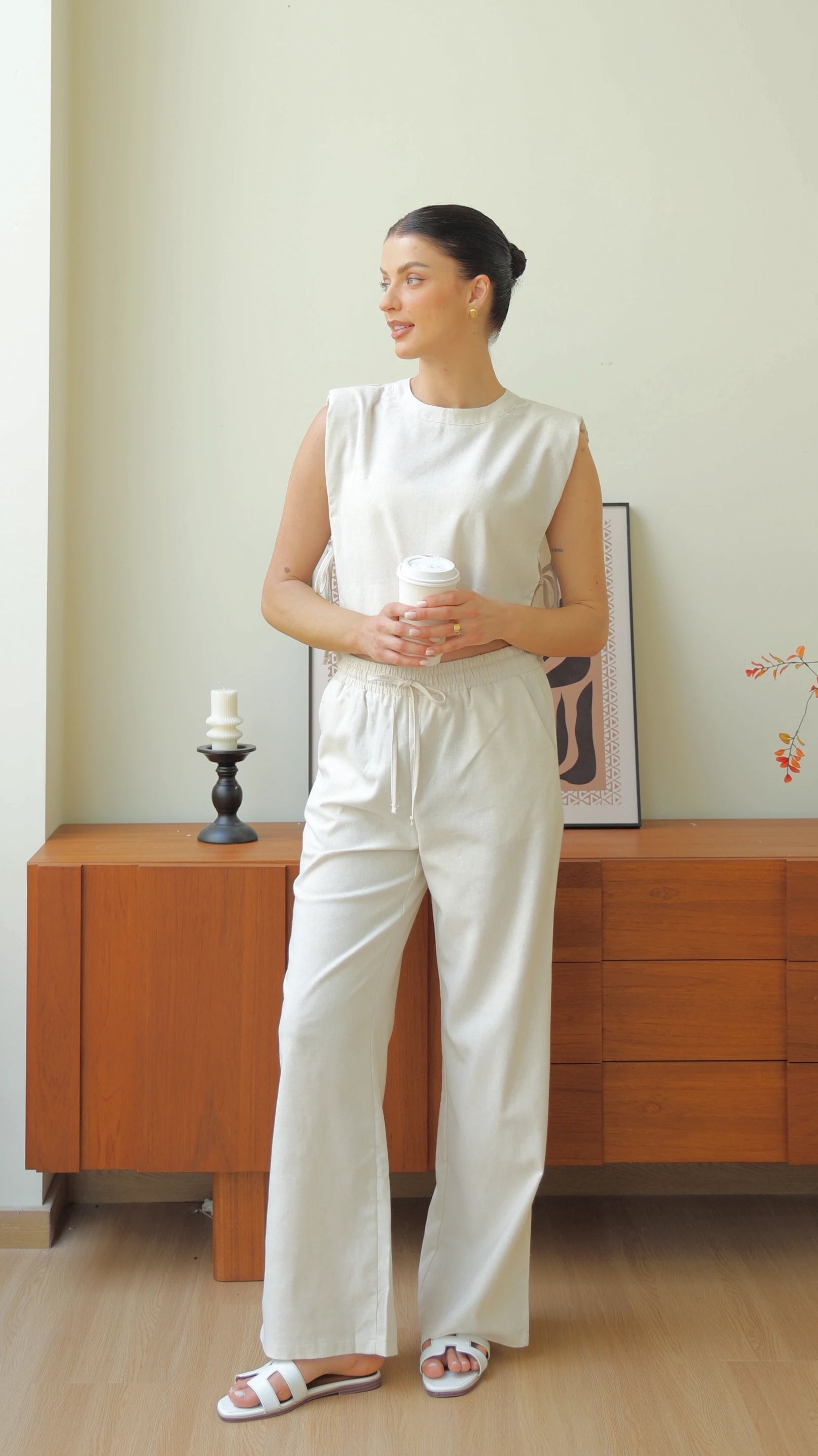 The Florence - Linen Beige Set