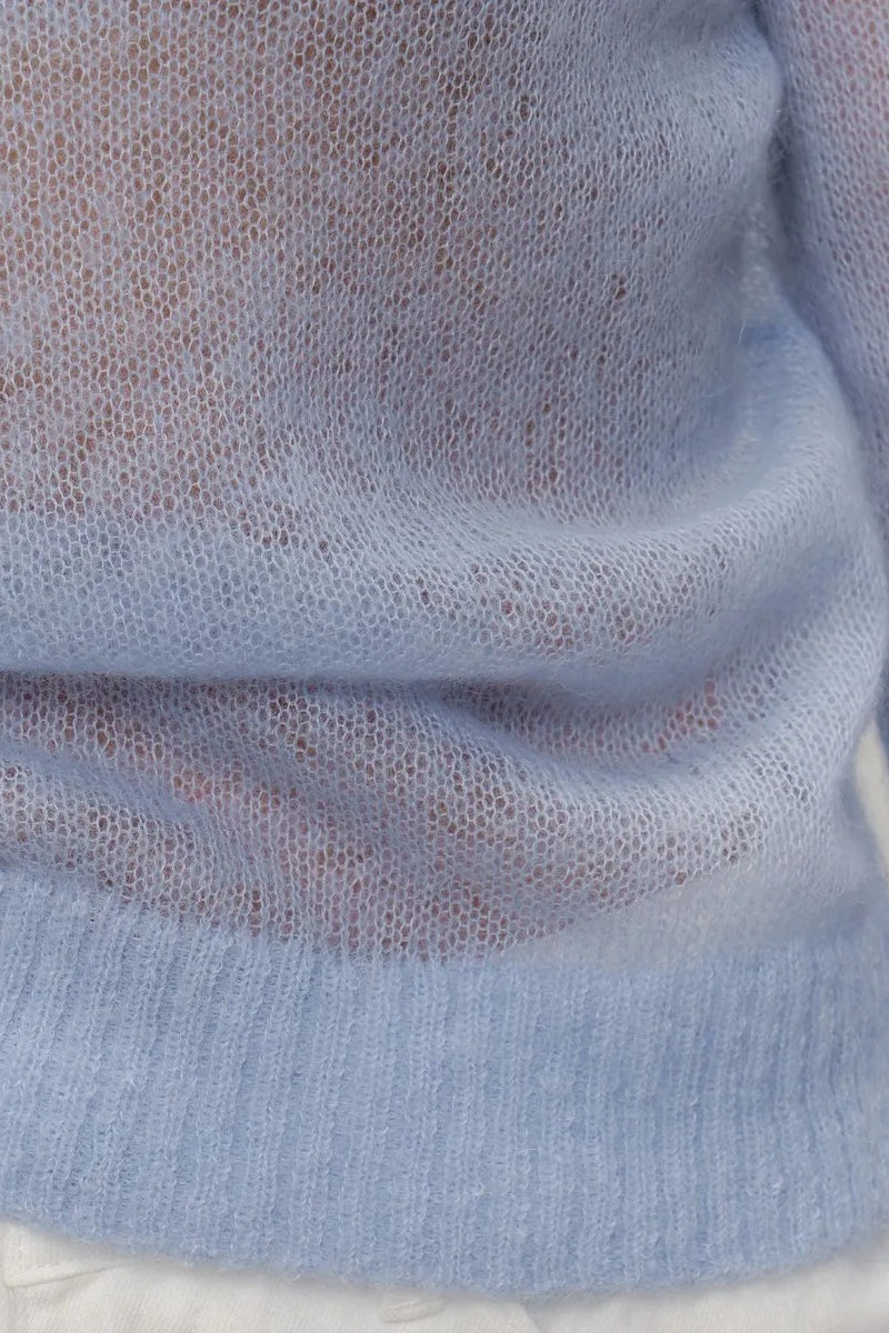 Veloura Sheer Knit Pullover
