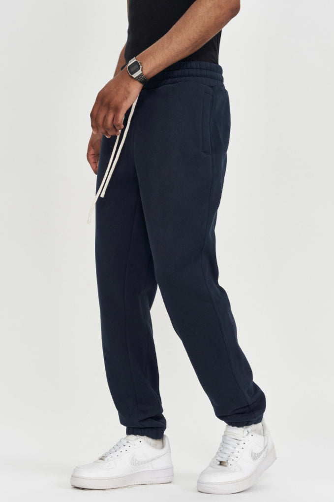 Adjustable Drawstring Essential Fleece Joggers