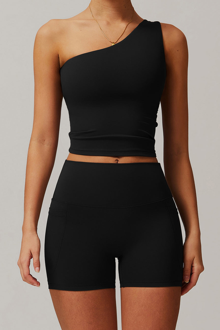 Schickes One-Shoulder-Top für Damen für den Abend