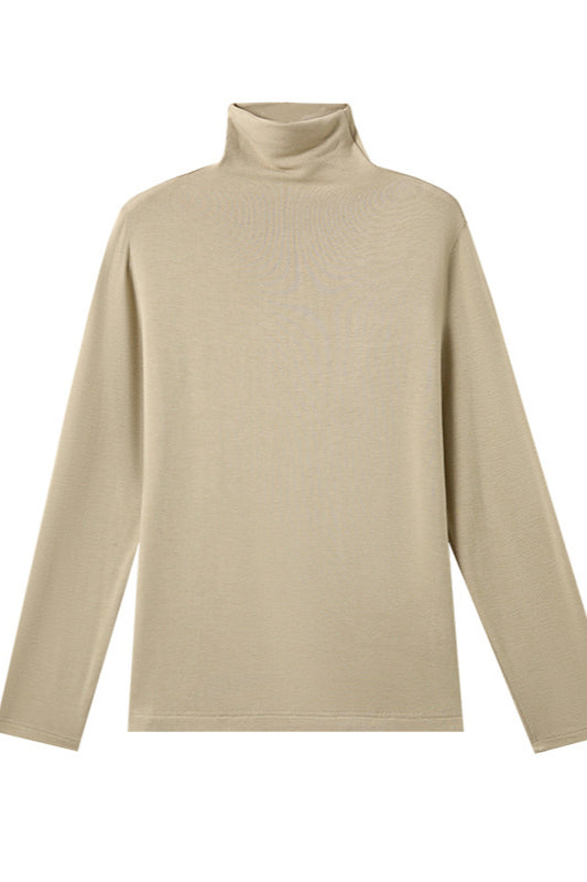 Casual Luxe Turtleneck Knitted Sweater