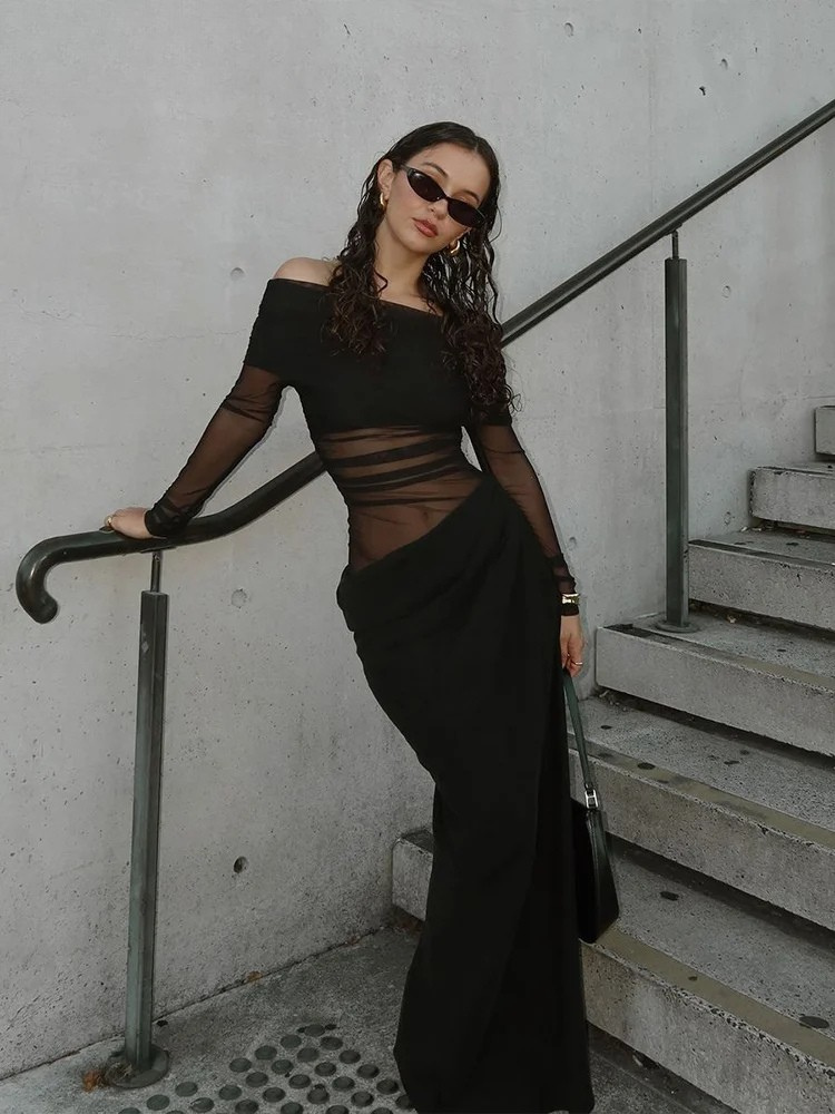 Vesper Allure Draped Silhouette Dress