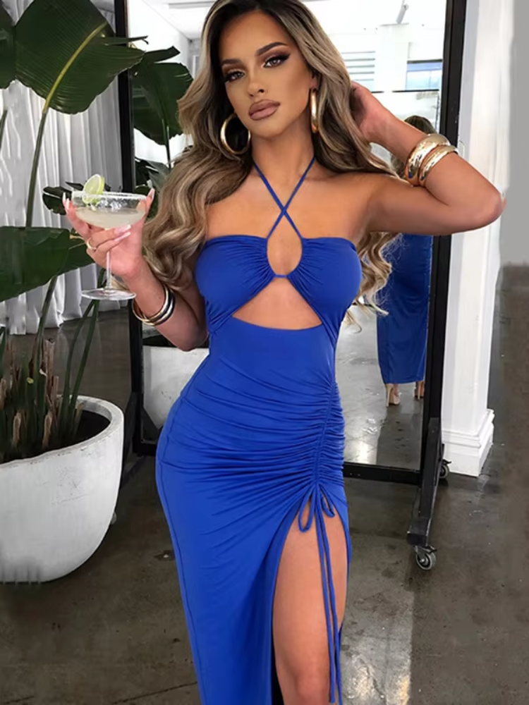 Eros Eclipse Ruched Gown