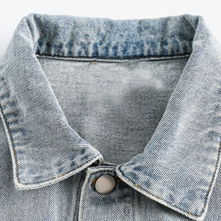 Classic Gradient Washed Denim Jacket