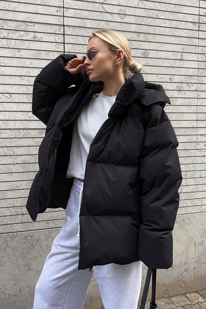 Stylische, übergroße Pufferjacke für Damen