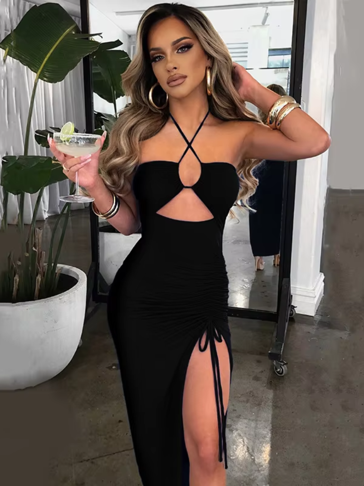 Eros Eclipse Ruched Gown