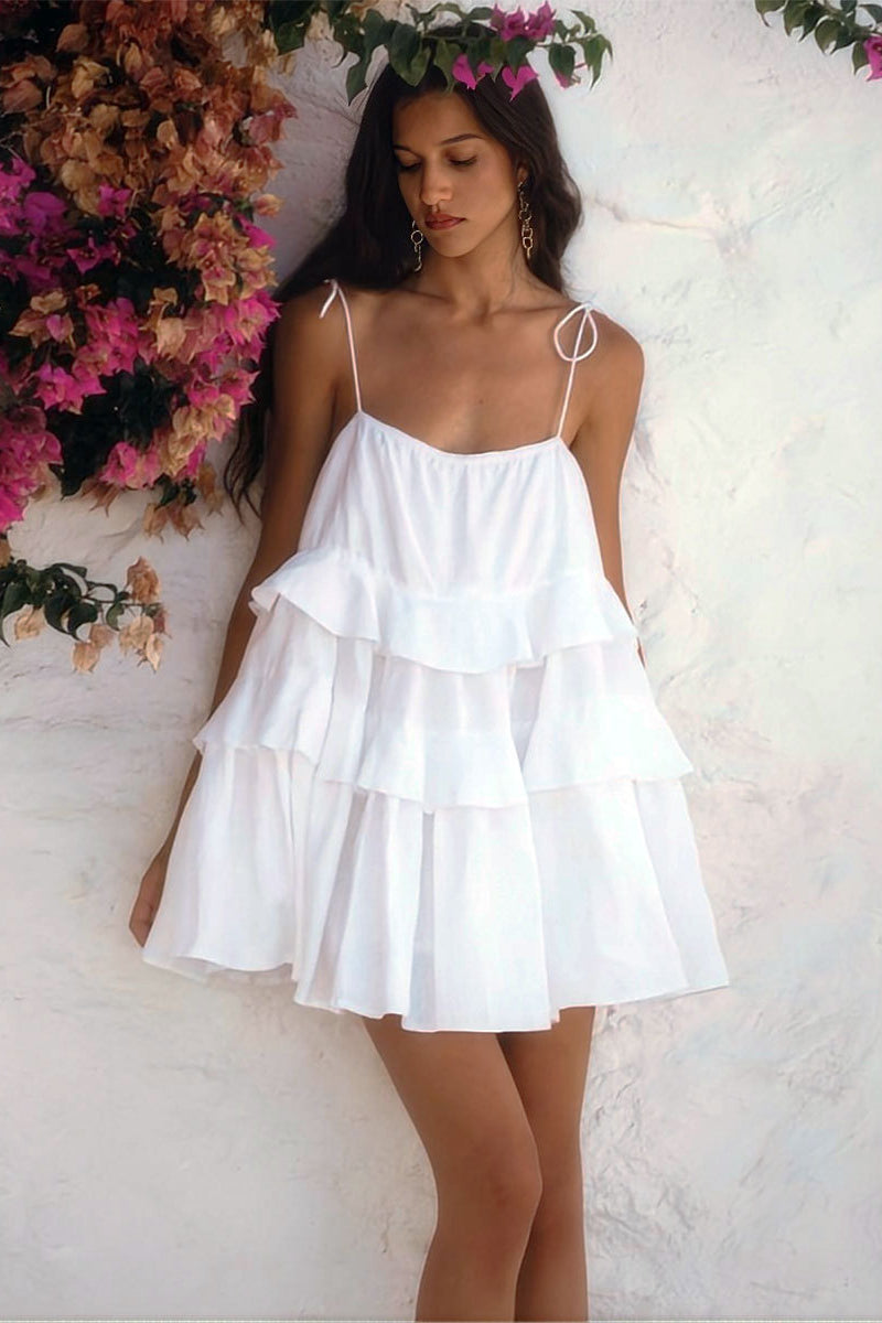 Celeste Cascade Tiered Sundress