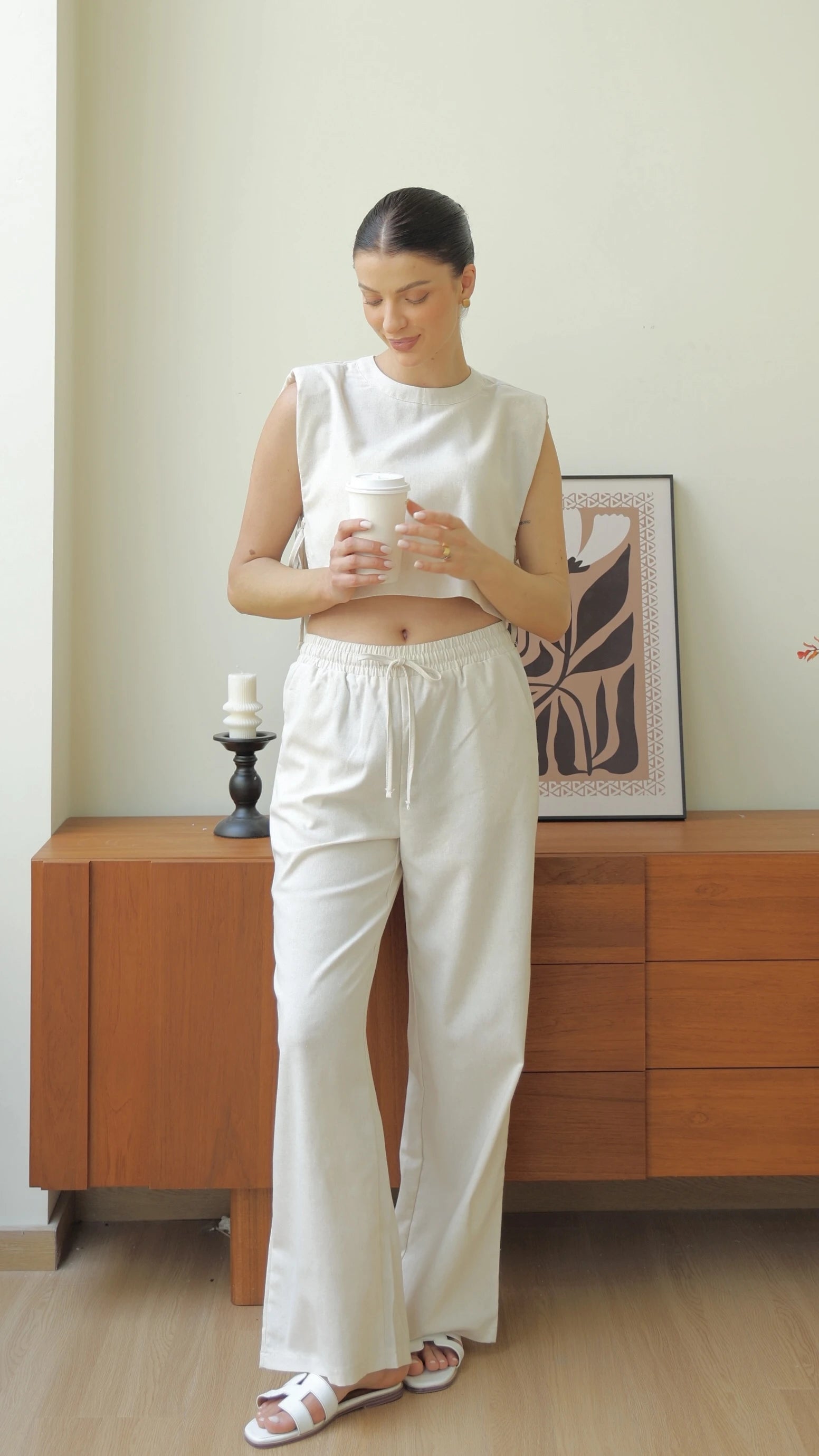 The Florence - Linen Beige Set