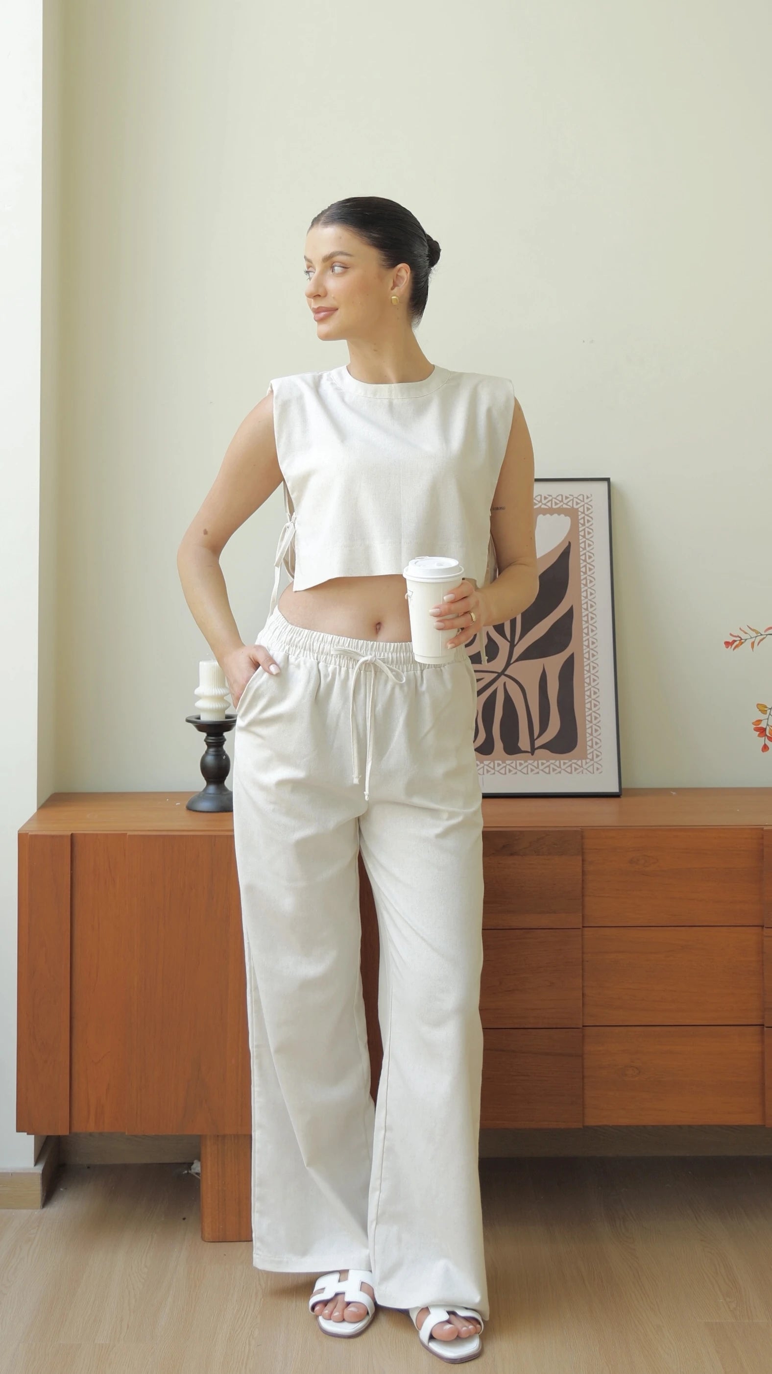 The Florence - Linen Beige Set