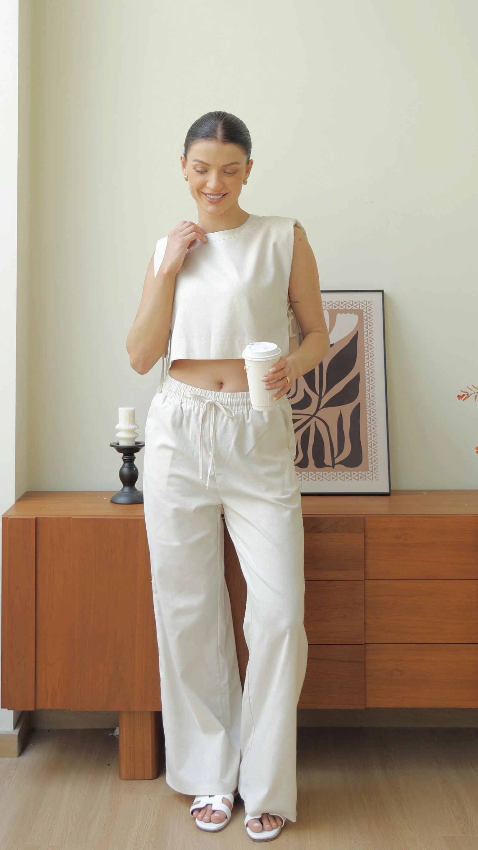 The Florence - Linen Beige Set