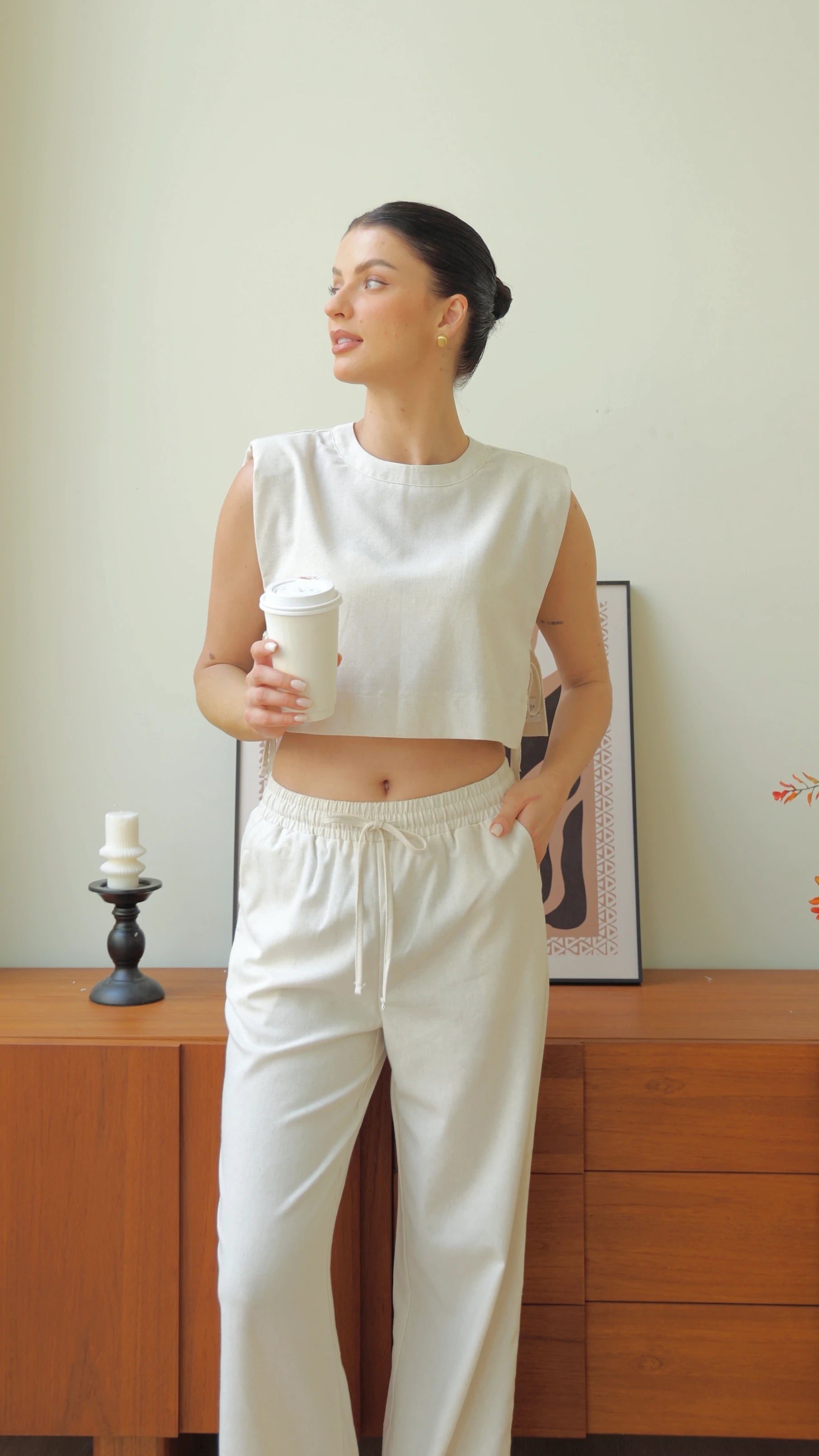 The Florence - Linen Beige Set