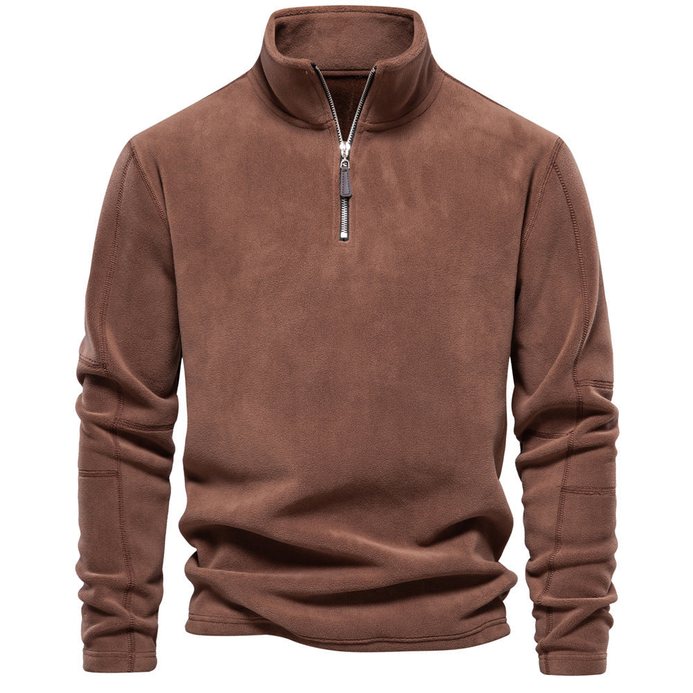 Men's Polar Fleece Half-Zip Sweatshirt