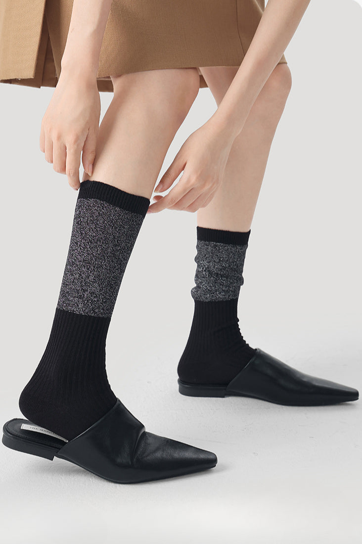 Chaussettes de cheville texturées et élégantes