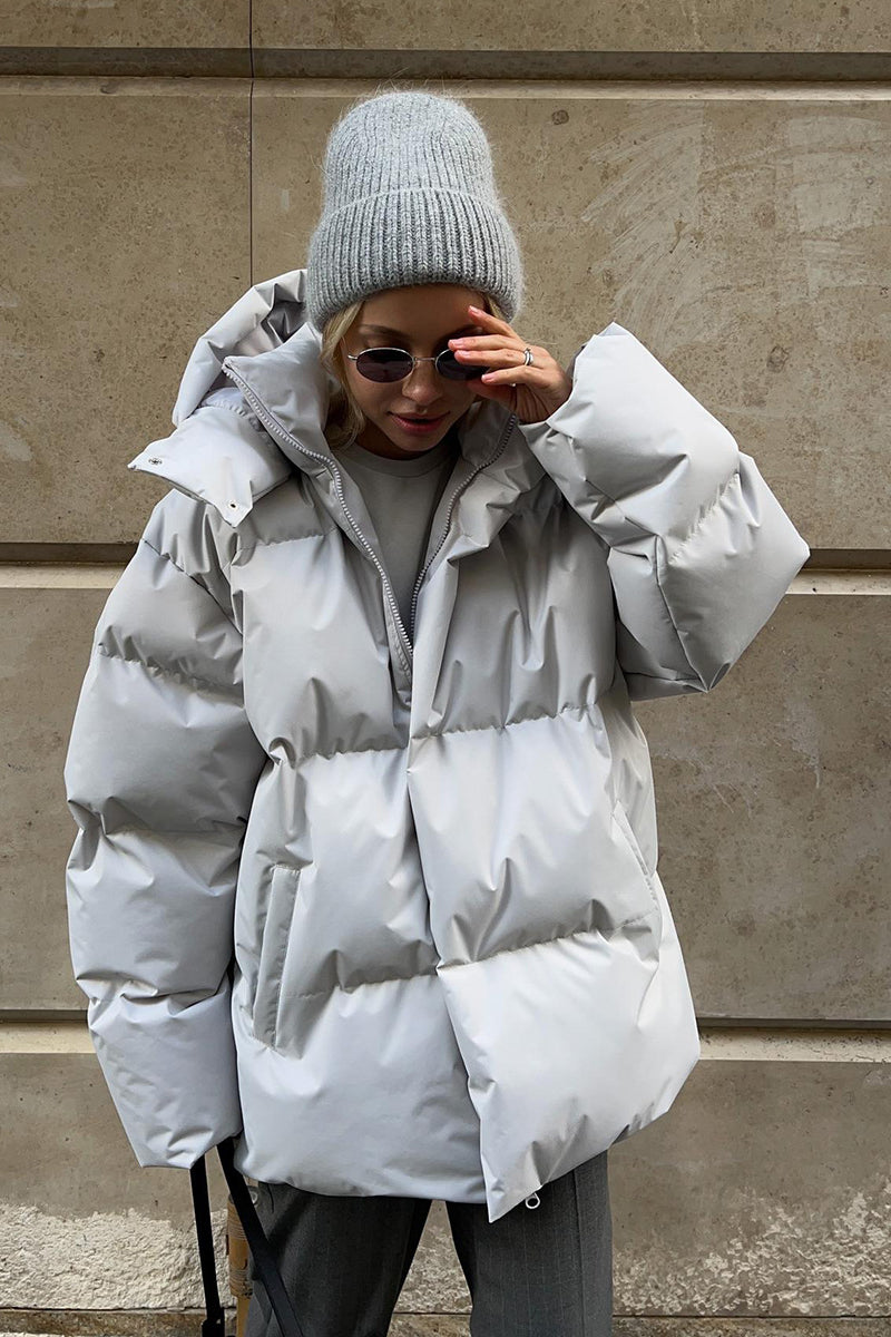 Stylische, übergroße Pufferjacke für Damen