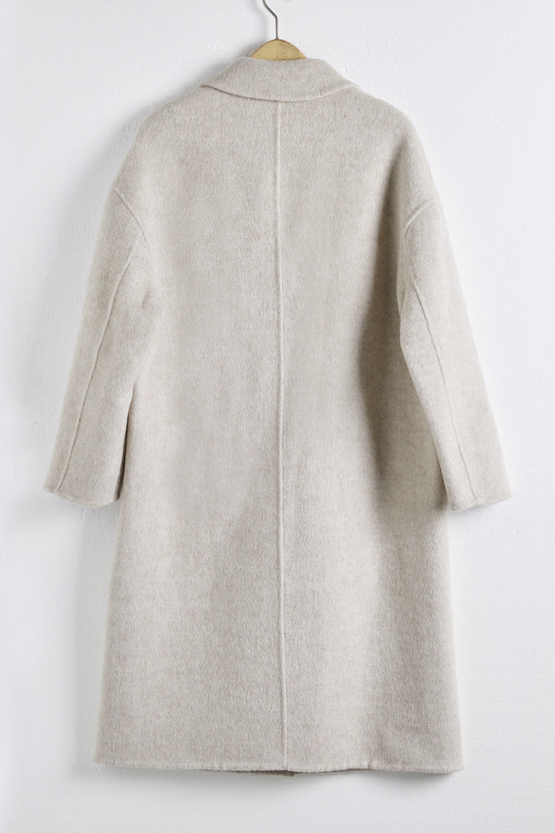 Warm Elegant Buttoned Long Coat